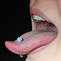 tongue piercing